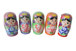 дървени матрьошки 5 бр. 11,5 см.