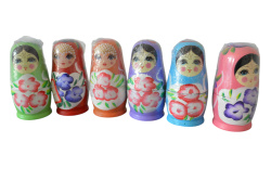 дървени матрьошки 5 бр. 11,5 см.