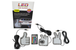 автомобилен LED аксесоар за задно стъкло