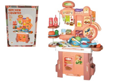 детска играчка от пластмаса, печка с 46 аксесоара 9021