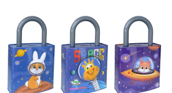 касичка- катинар, астронафти 16х27 см. ST-168-362