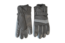 ръкавици, мъжки, скиорски waterproof двуцветни, тъмен нюанс(12 бр. в стек)