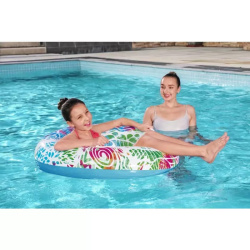 надувно изделие Besway пояс шарен 91 см. 2 цвята 36084 (12 бр. в кашон)