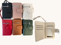 портмоне, дамско, средно с ципове 15х9х4 см. Q016 M (12 бр. в стек, микс) портмоне, дамско, средно с ципове 15х9х4 см. Q016 M (12 бр. в стек, микс)