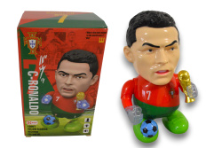 детска играчка от пластмаса, Кристияно Роналдо, световен шампион, музикална, светеща в кутия 20х13х8 см. QF338-2 детска играчка от пластмаса, Кристияно Роналдо, световен шампион, музикална, светеща в кутия 20х13х8 см. QF338-2