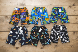 шорти, юношески 10-16 години, качествен бандаж от M до 2XL (12 бр. в стек, микс)