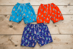 шорти, мъжки, платноходки 3 джоба от M до XL (12 бр. в стек, микс)