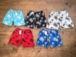 шорти, мъжки, палми 3 джоба от L до 3XL (12 бр. в стек, микс)
