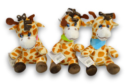 плюшена играчка, жираф, около 20 см.