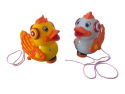 детска играчка от пластмаса, пате, музикално, светещо 15х14х9 см. 6915 детска играчка от пластмаса, пате, музикално, светещо 15х14х9 см. 6915