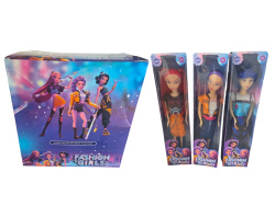 детска играчка, кукла от пластмаса K POP (12 бр. в стек)