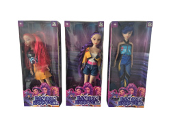 детска играчка, кукла с китара от пластмаса K POP 32х14х4,5 см.