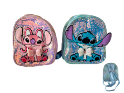 раничка за гръб 1 цип, Стич 25x19x10 см. (12 бр. в стек) раничка за гръб 1 цип, Стич 25x19x10 см. (12 бр. в стек)