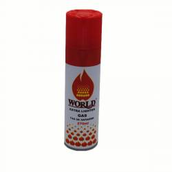 газ за запалки WORLD 270 ml. (12 бр. в стек)(мах.отстъпка 10)